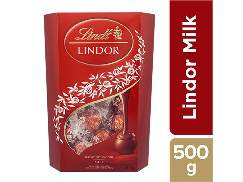 Lindt Lindor Balls - Milk Cornet, 500 g