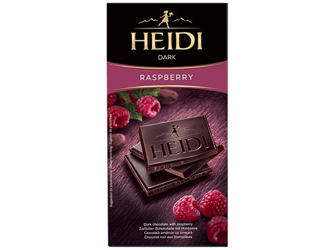 Heidi Raspberry Dark Chocolate, 80 g