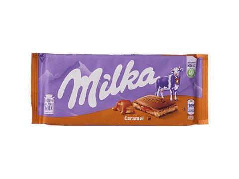 Milka Caramel Chocolate, 100 g