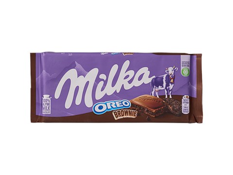 Milka Oreo Brownie Chocolate, 100 g