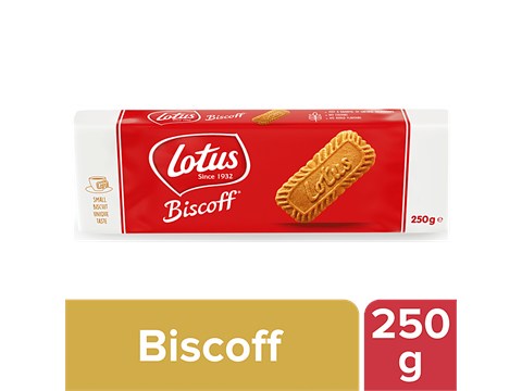 Lotus Imported Biscoff Caramelised Biscuit, 250 g