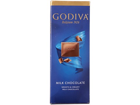 Godiva Milk Chocolate Bar - Rich & Creamy, Superior Taste, 90 g