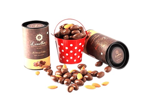 Lindberg Almonds - Milk Chocolate Coated Nuts, 100 g