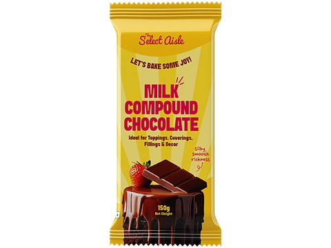 The Select Aisle Milk Compound Chocolate Bar, 150 g
