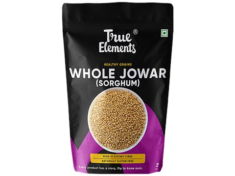 True Elements Sorghum/Whole Jowar - Naturally Gluten Free, 1 kg