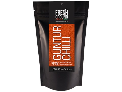 Fresh Ground Guntur Chilli Powder, 100 g