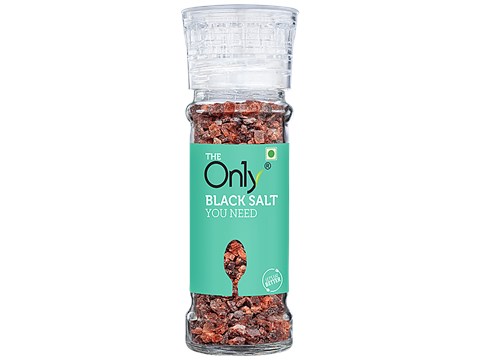 On1y Black Salt Grinder, 100 g