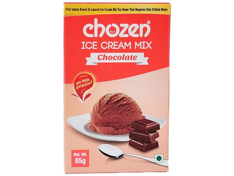 CHOZEN Ice Cream Mix - Chocolate, Whipping Powder, For Instant Dessert At Home, 85 g