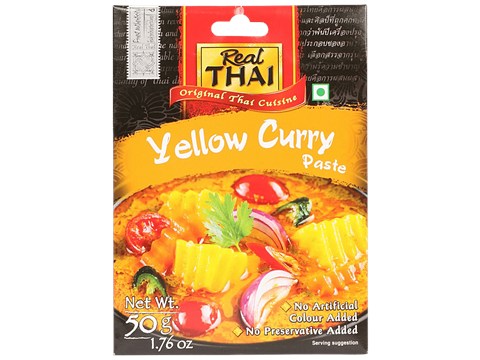 REAL THAI Yellow Curry Paste, 50 g
