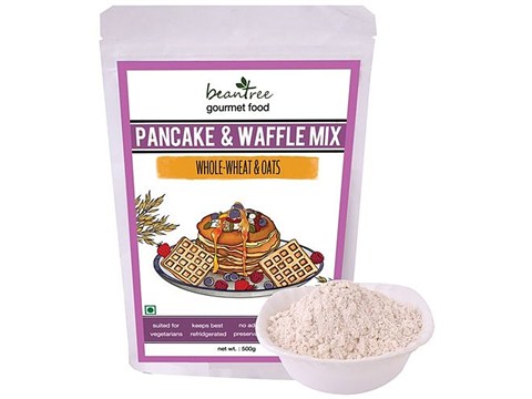 Beantree Pancake Mix - Whole Wheat And Oats, 500 g