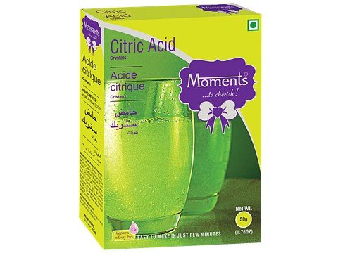 Moments Citric Acid, 50 g