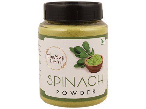 Flavour Drum Spinach Powder - Rich In Protein, Fiber, Antioxidants, Calcium, 200 g