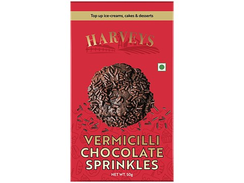 Harveys  Vermicelli Chocolate Sprinkles, 50 g