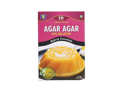 FR Products Gelatine Agar Agar - Bakery Essentials, 20 g