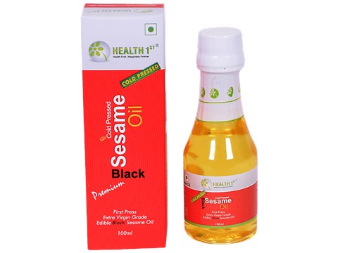 Health 1st Sesame Oil - Cold Pressed, Black, 100 ml