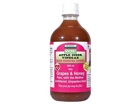 Zoe Apple Cider Vinegar - Blood Pressure Control - With Grapes & Honey, 500 ml