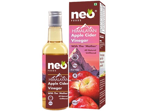 Neo Foods Himalayan Apple Cider Vinegar With The 'mother', 500 ml