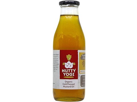 Nutty Yogi Organic Cold Pressed - Mustard Oil, 1 L