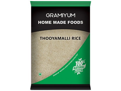 Gramiyum Thooyamalli Rice - Natural, Rich In Nutrients, 500 g