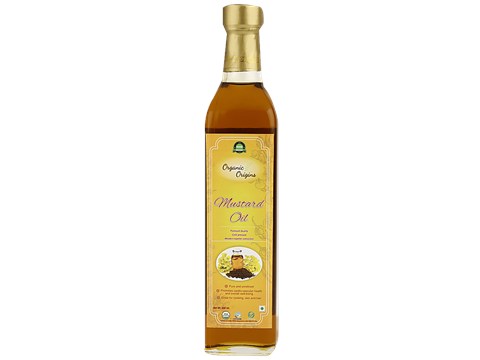 ORGANIC ORIGINS Cold Pressed Oil - Mustard, 500 ml