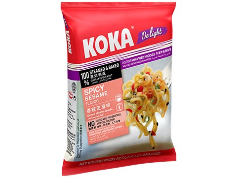 Koka Instant Noodles - Spicy Sesame Flavor, 85 g
