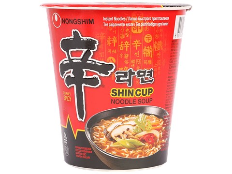 NONGSHIM Shin Cup Noodle Soup - Gourmet Spicy, 68 g