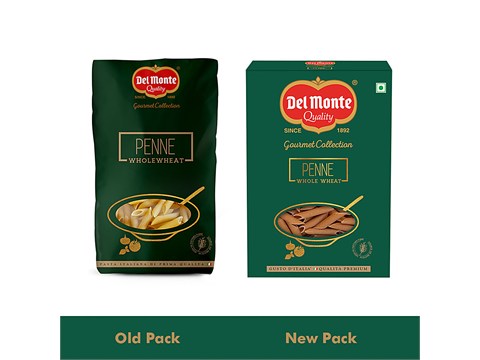 Del Monte Whole Wheat Pasta - Penne, 500 g