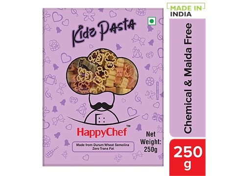 HappyChef Durum Wheat Kidz Pasta - Pink, 250 g