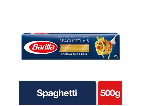 Barilla Durum Wheat Pasta - Spaghetti n.5, 500 g
