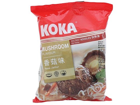 Koka Instant Noodles - Mushroom Flavor, 85 g