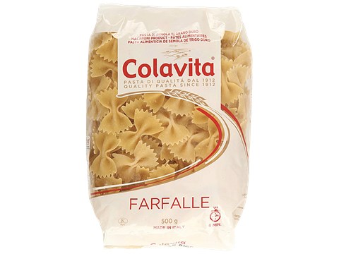 Colavita Durum Wheat Pasta - Farfalle, 500 g