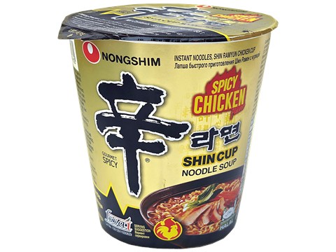 NONGSHIM Shin Cup Noodle Soup - With Spicy Chicken, 68 g