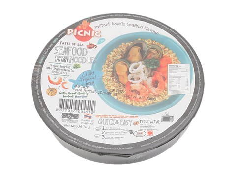 Picnic Instant Thai Noodles - Seafood Flavoured, 70 g