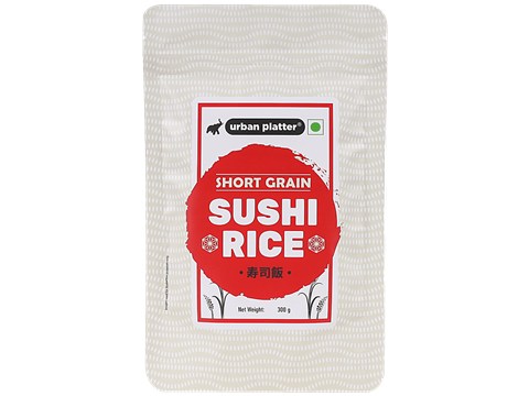Urban Platter Short Grain Sushi Rice, 300 g