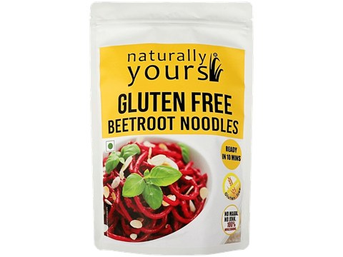 Naturally Yours Gluten Free Beetroot Noodles - No Maida, No Junk, Super Healthy, With High Nutritional Values, 100 g