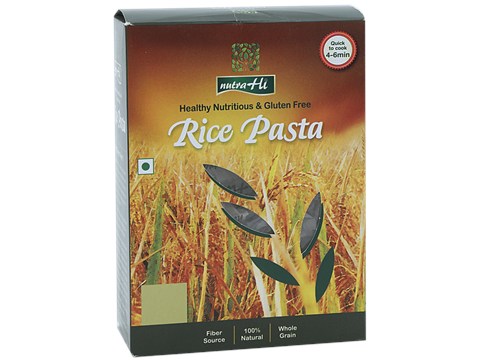 NutraHi Rice Pasta - Fusilli, 250 g