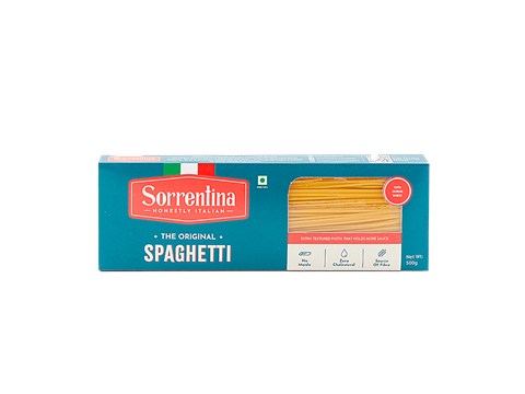 Sorrentina Spaghetti - Durum Wheat, No Maida, Zero Cholesterol, Source Of Fibre, 500 g