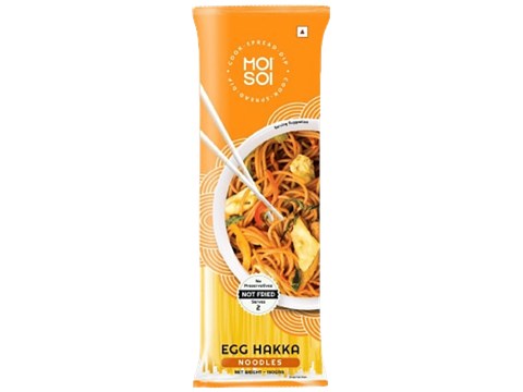 Moi Soi Egg Hakka Noodles - Non-Sticky, Easy To Cook, No Preservatives, 150 g