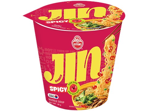 Ottogi Jin Ramen Cup Noodles - Spicy, 65 g