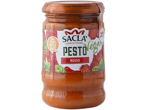 Sacla Pesto Rosso - Vegan, 190 g