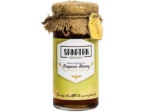 Sanatan Organic Shivalik Forest Honey, 250 g