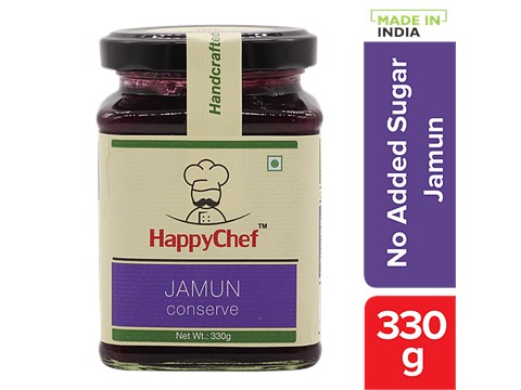 HappyChef Jamun Conserve With No Added Sugar, 330 g