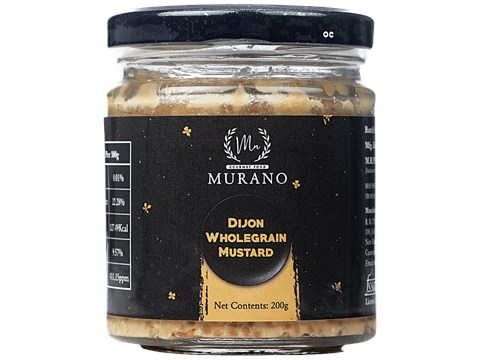 Murano Dijon Wholegrain Mustard - Ready To Use, 200 g