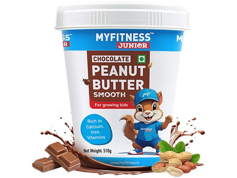 Myfitness Junior Chocolate Peanut Butter Smooth, 510 g