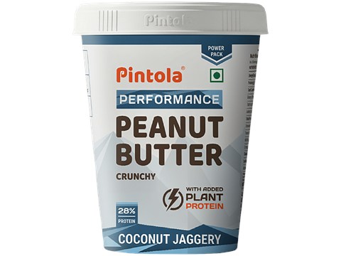 Pintola Coconut Jaggery Peanut Butter - Crunchy, 1 kg