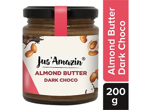 Jus Amazin Almond Butter - Dark Chocolate, 200 g