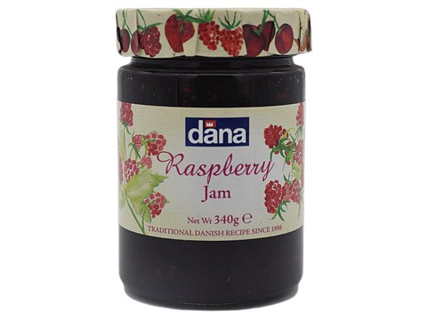 Dana Jam - Diabetic, Raspberry, Danish, 340 g