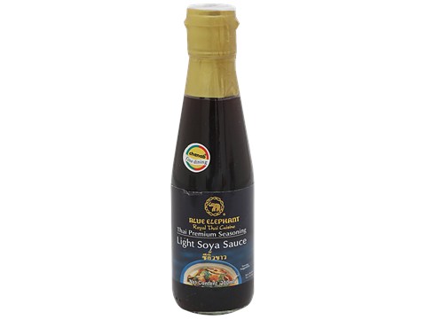Blue Elephant Royal Thai Cuisine Premium Seasoning Light Soya Sauce - Authentic Flavour, 200 ml