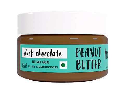 Happy Jars Peanut Butter - Dark Chocolate, 60 g