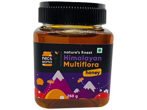 NectWorks Honey Himalayan Multiflora Honey, 250 g